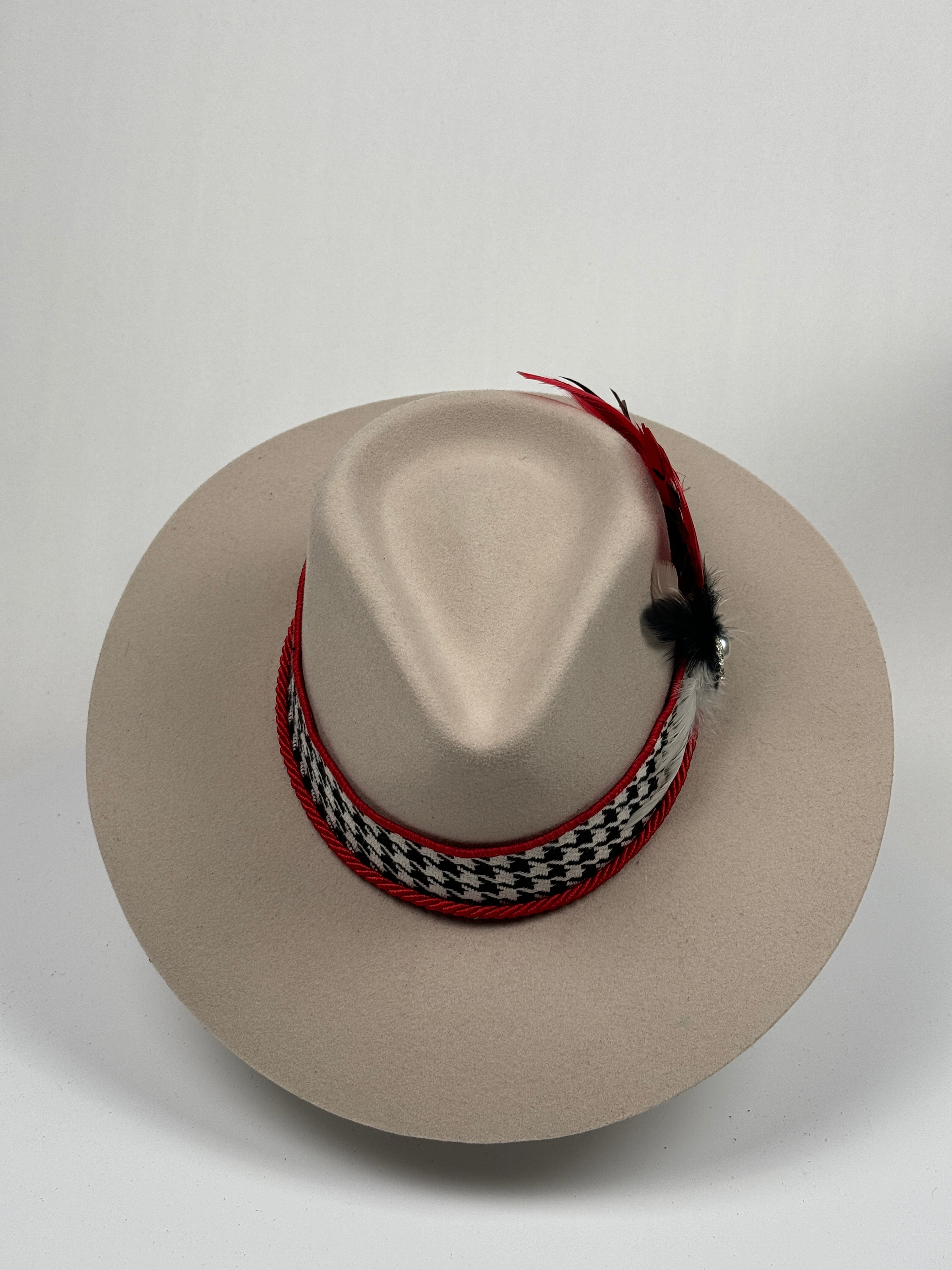 Scarf Band Cream Rancher Hat